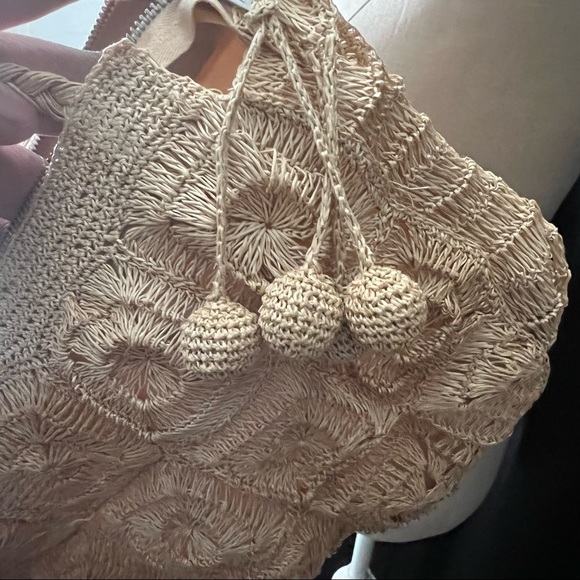 Small bohemian draw stitch handbag - Picture 3 of 6